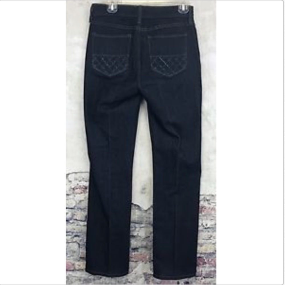 NYDJ Women's Dark Straight Leg NYDJ Size 6 Jeweled